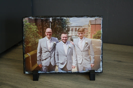 Personalised Rectangle Photo Slate